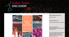Desktop Screenshot of indian-fusiondance.com